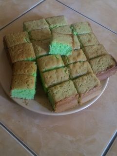 Foto resep Bolu pandan panggang empuk