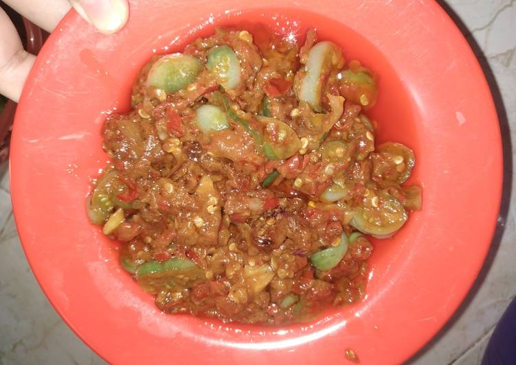 Sambal terasi ala mama