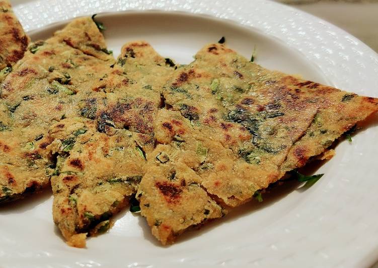 How to Make Any-night-of-the-week Healthy Methi parantha