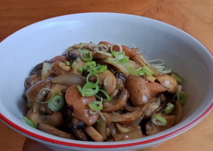 Langkah Mudah Masakan Resep Tumis jamur kancing/Champignon