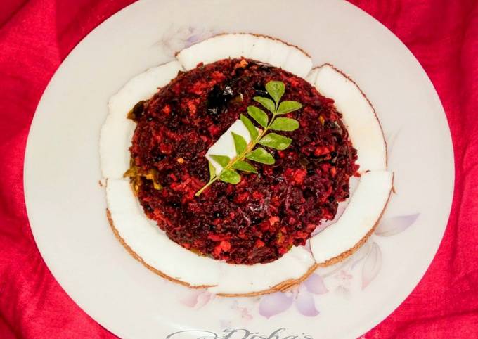 Recipe of Delicious Beetroot Thoran