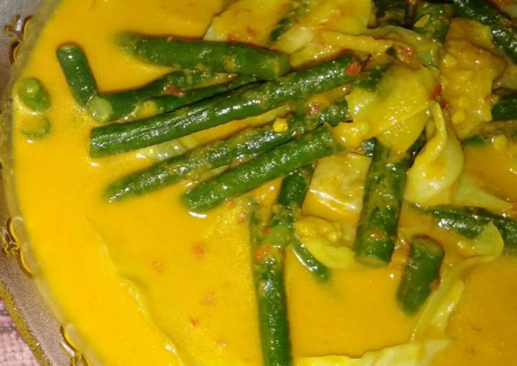 Gulai cumi asin simple