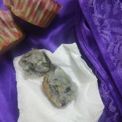 A picture of Blackcurrant wheat cup cake super moist.