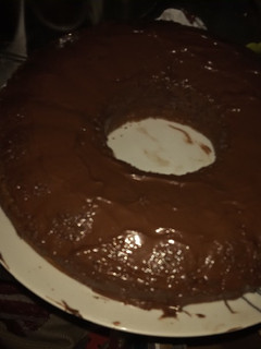 Una foto de Bizcocho de Nesquik y Nutella😍😋🍩