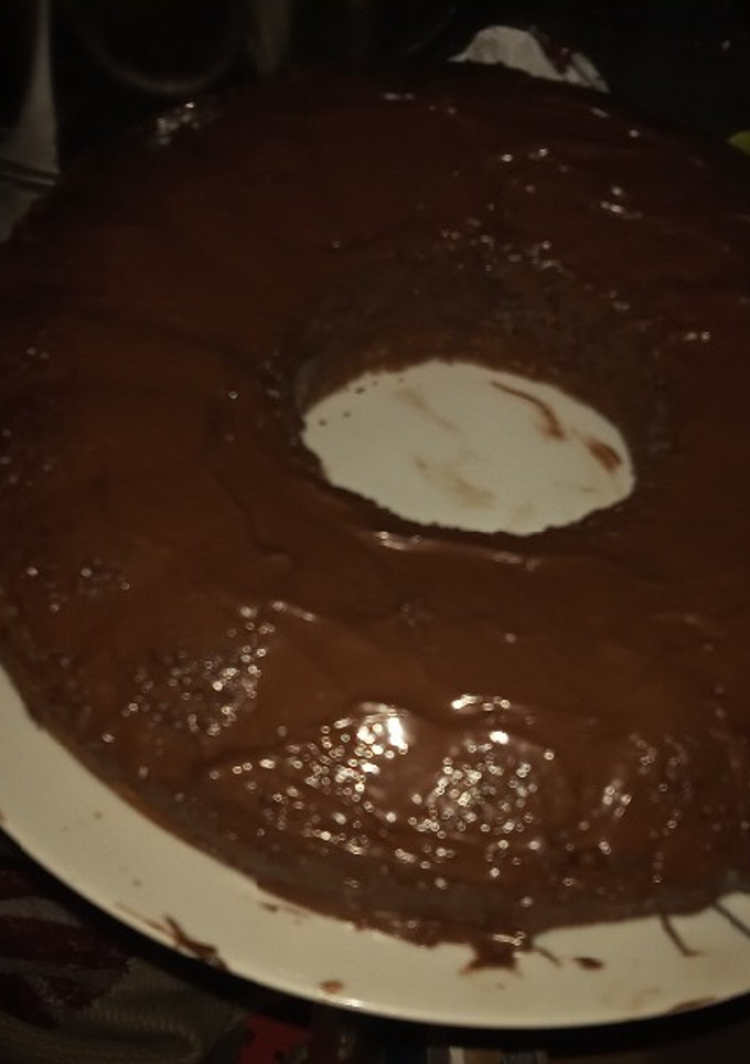 Una foto de Bizcocho de Nesquik y Nutella😍😋🍩