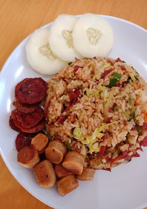 Foto resep Nasi Goreng Pepperoni