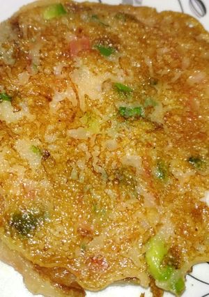 A picture of Vegetable cheela.