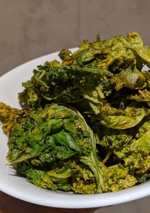 Una foto de 🥬 Chips de kale (tipo snack)