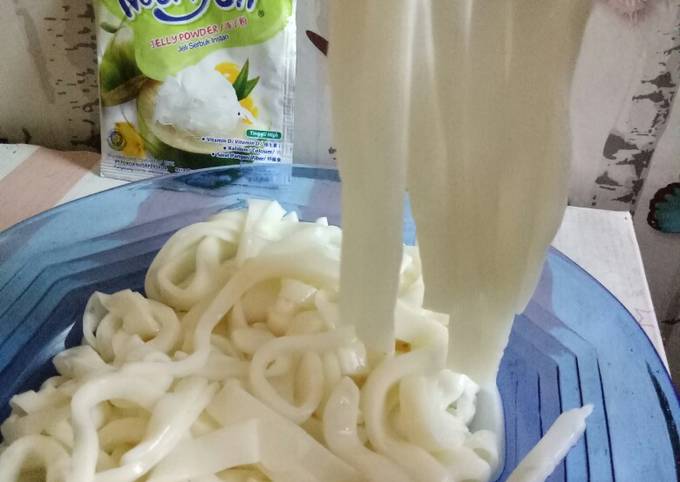 Resep Coconut Jelly Noodle Mie Kelapa Jelly Oleh Nofita Fapita Cookpad