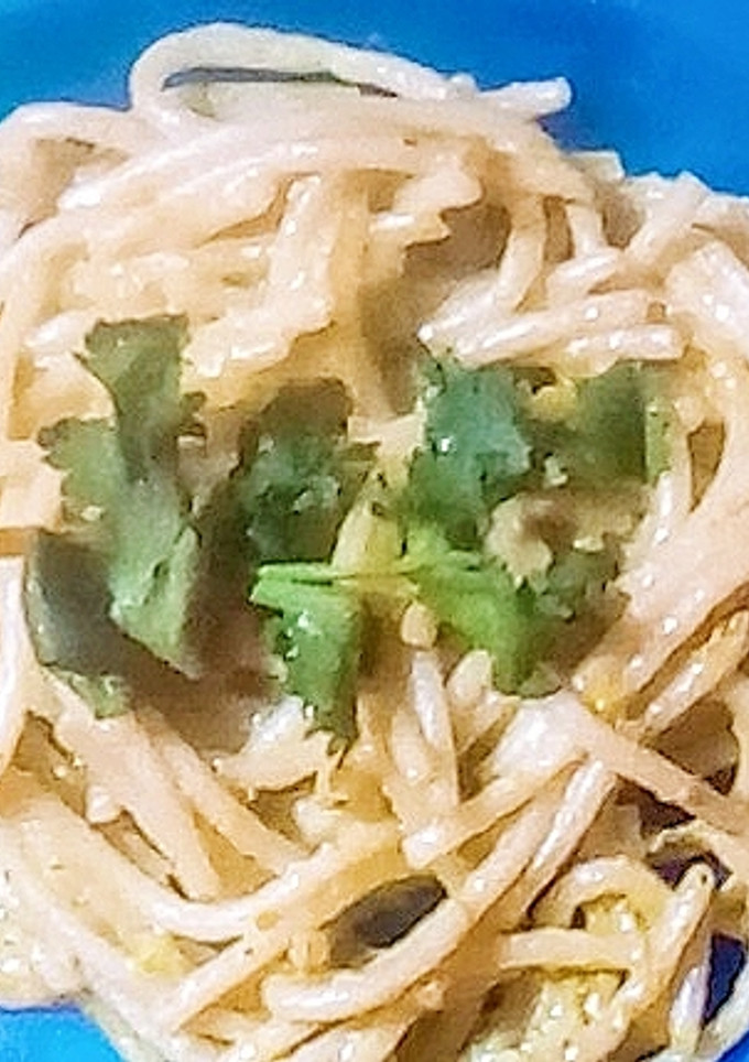Una foto de Spaghetti verde de pimiento