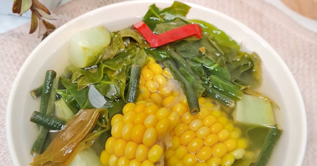 Resep Sayur Asem Bening Daun Melinjo Oleh Seruni Puspa Indah Cookpad