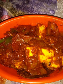 A picture of Chilli Paneer.
