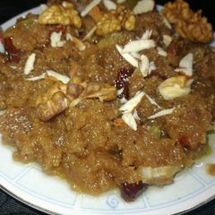 A picture of Cheerh ka halwa | gonde ka halwa.