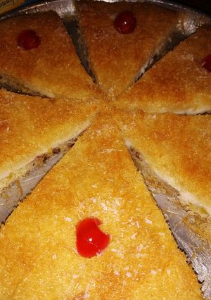 صورة لوصفة كنافة بالكريمة 😋