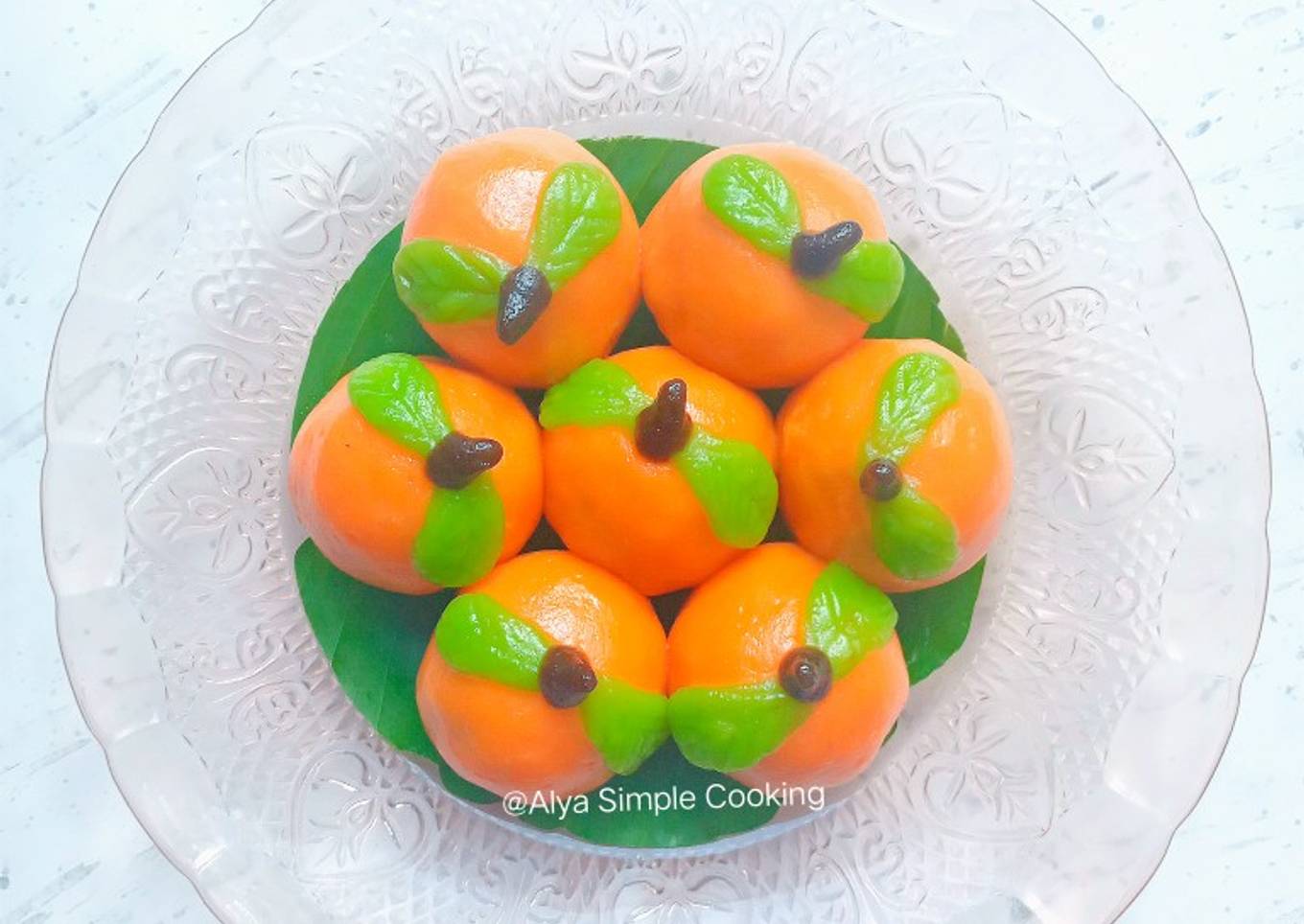 Kue Ku Bentuk Jeruk