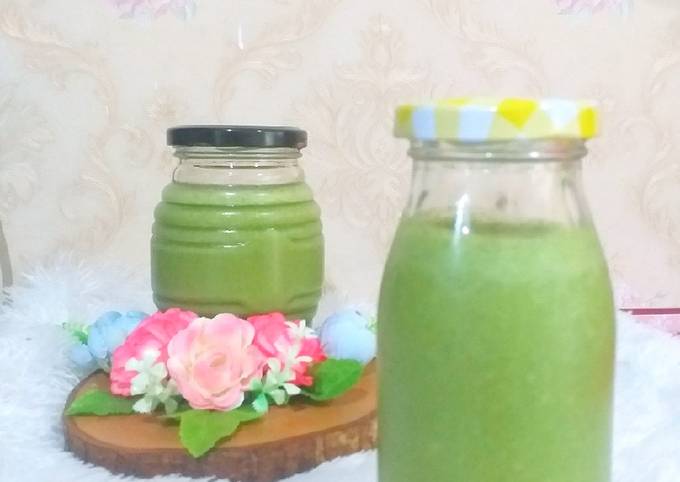 Resep 230. Green Smoothie Kenikir Anti Gagal