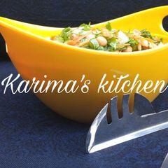 A picture of Chickpeas salad.