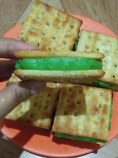 Foto resep Fla Pandan isian roti goreng / gabin