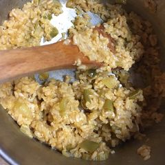 A picture of Jeremiah’s Dirty-in-all-the-best-ways-possible Rice.