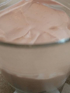 Una foto de Mousse de frambuesa