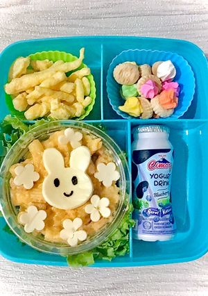 Foto resep Bekal Anak || bekal anak sekolah || bekal lucu || Pasta 🍝