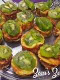 Baked Mini Kiwi Cheesecake Cups