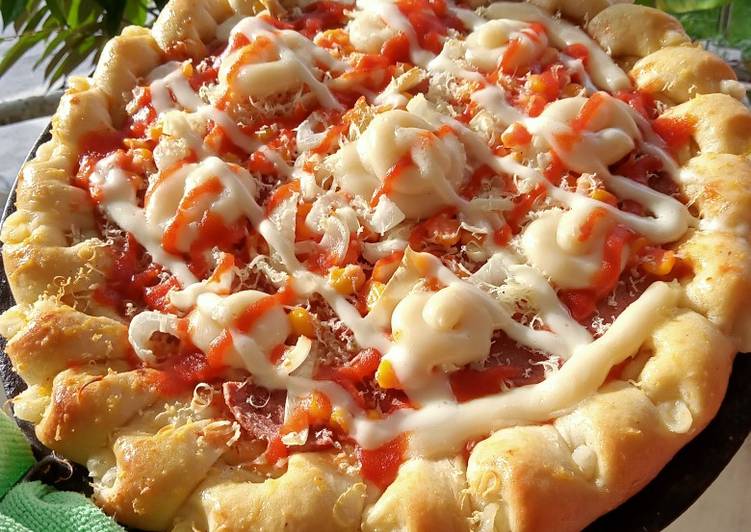 Cara Gampang Bikin Pizza home made by Egi&#39;s cake yang Wajib Dicoba