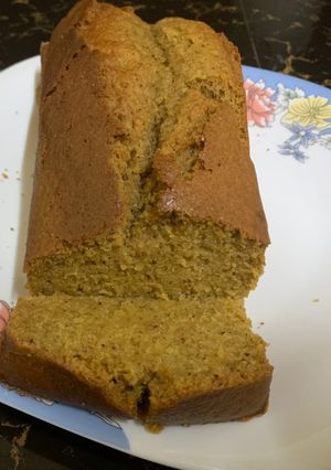 A picture of Pumpkin Bread #endofyearchallenge.