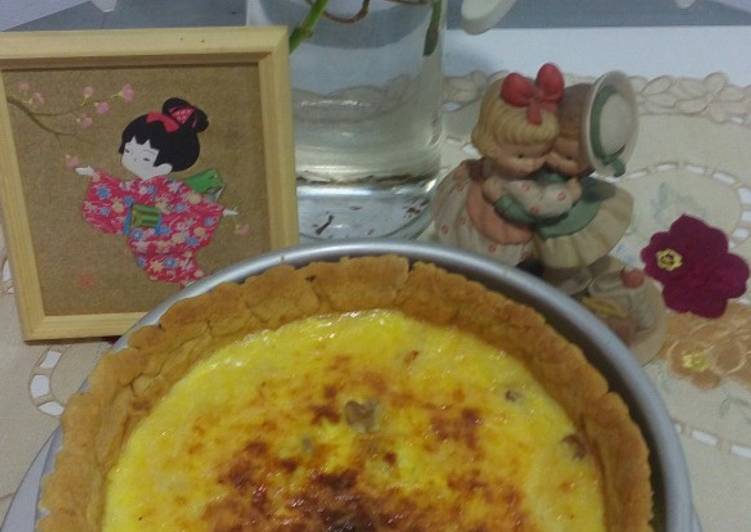 Resep Chicken Muhsroom Quiche Cheese Ala Dapur Saya?, Sempurna