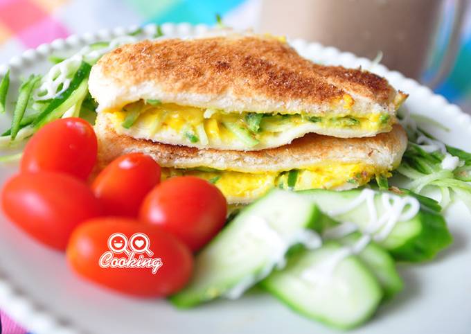 美味早餐-南瓜沙拉吐司 食譜成品照片