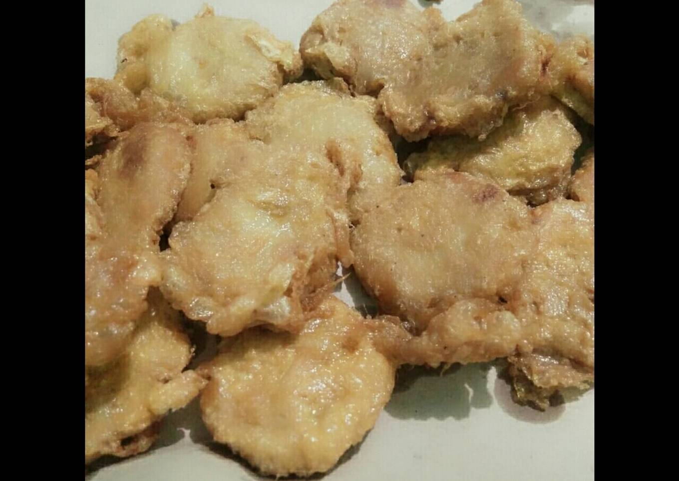 Perkedel kentang dan ayam