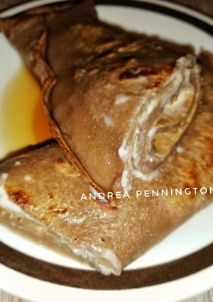 Una foto de Crepe de café
