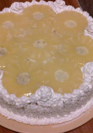 Pina Colada torta recept fotója