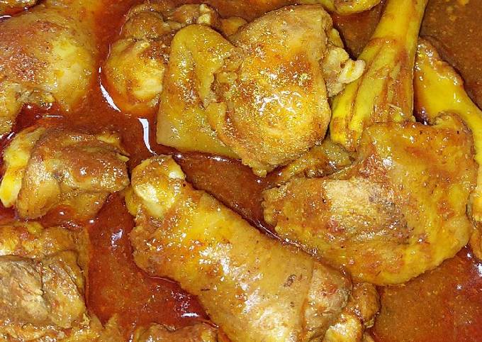 Ayam kampung bumbu merah simpel banget