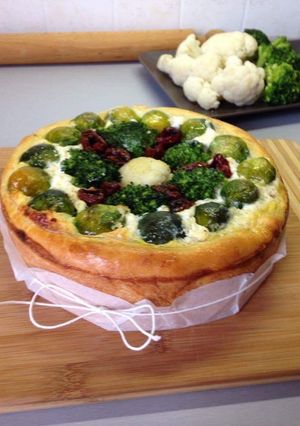 Foto di Brioche salata del cavolo