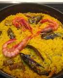 Arroz y marisco sin fumet ni base de pescado