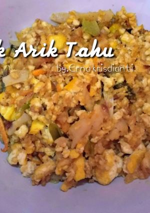 Foto resep Orak arik Tahu