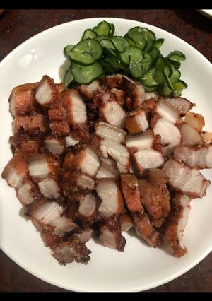 氣炸紅糟肉&醋溜小黃瓜 的食譜成品照片