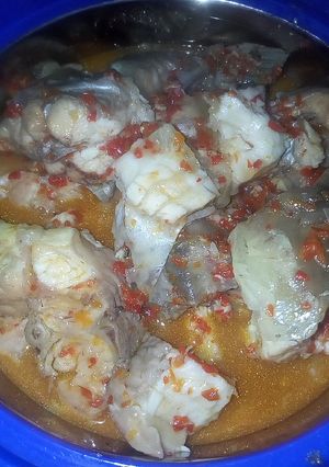 A picture of Fish pepper soup.