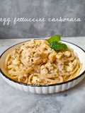 Egg Fettuccine Carbonara