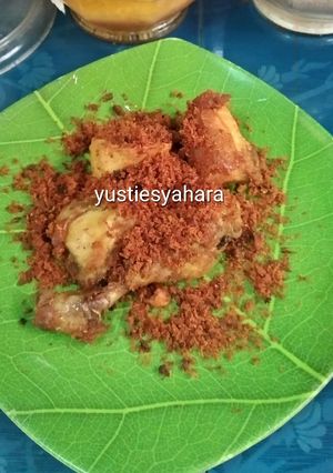 Foto resep Ayam goreng serundeng kelapa