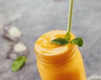 Without Fail Making Recipe Mango Smoothie Delicious Perfect