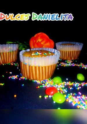 Una foto de Exquistos cupcakes de tres leche