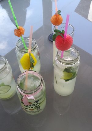 Una foto de Limonada de pepino
