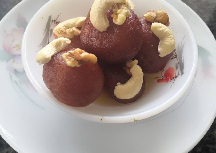 Instant gulab jamun