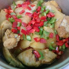 A picture of Chicken stew.