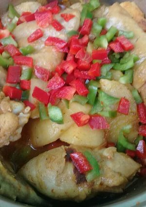 A picture of Chicken stew.