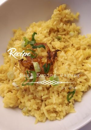 Foto resep Nasi Kuning Jagung