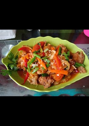 Foto resep Ayam Kuluyuk Saus Asam Pedas Manis