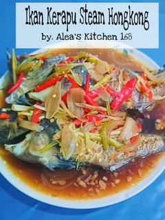 Foto resep #239 Ikan Kerapu Steam Hongkong